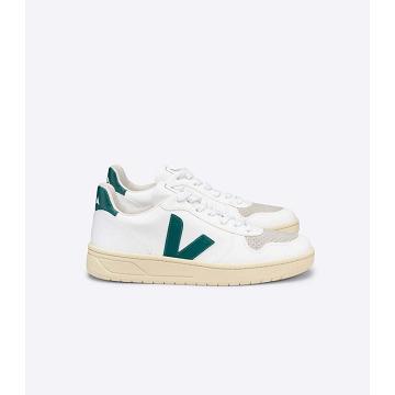 Veja V-10 CWL Schoenen Dames White/Green | BE 574AHK